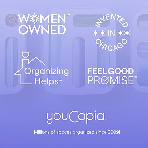 Miniatura 6 de YouCopia DrawerFit - Bandeja deslizante para cajones con divisores ajustables, organizador de almacenamiento de cocina expandible, color blanco