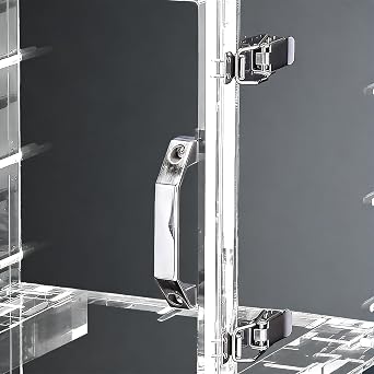 Vacuum Degassing Chamber, Clear Degassing Box Kit with Pressure Gauge, Two-Way Valve, High Transparency Acrylic, Rapid Ventilation, Strong Sealing, for Laboratory, Factory