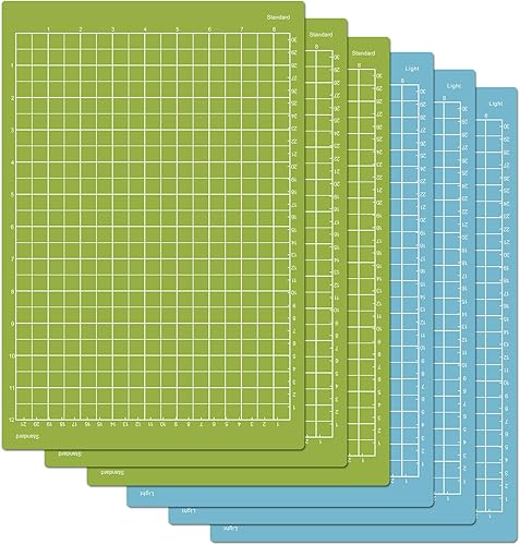 Miniatura 8 de ReArt Alfombrillas de corte para Cricut Joy Xtra - Variedad de alfombrillas 1 paquete de alfombrillas de agarre estándar, 1 paquete de alfombrilla