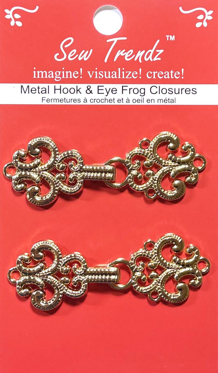 Amazon.com: Metal Chinese Frogs Button Sew On Closures Clasp Clip Hook ...