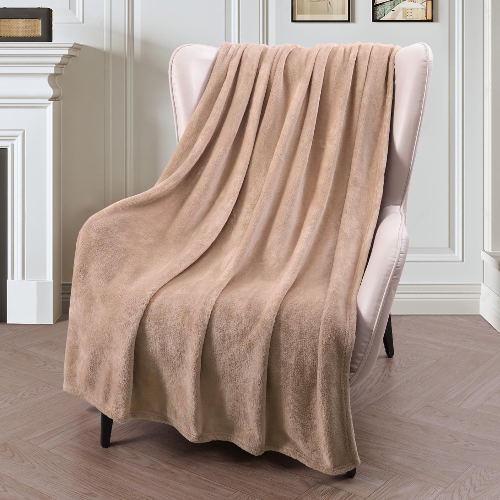 Couverture canapé-lit légère 200x200cm jeté de chambre confortable