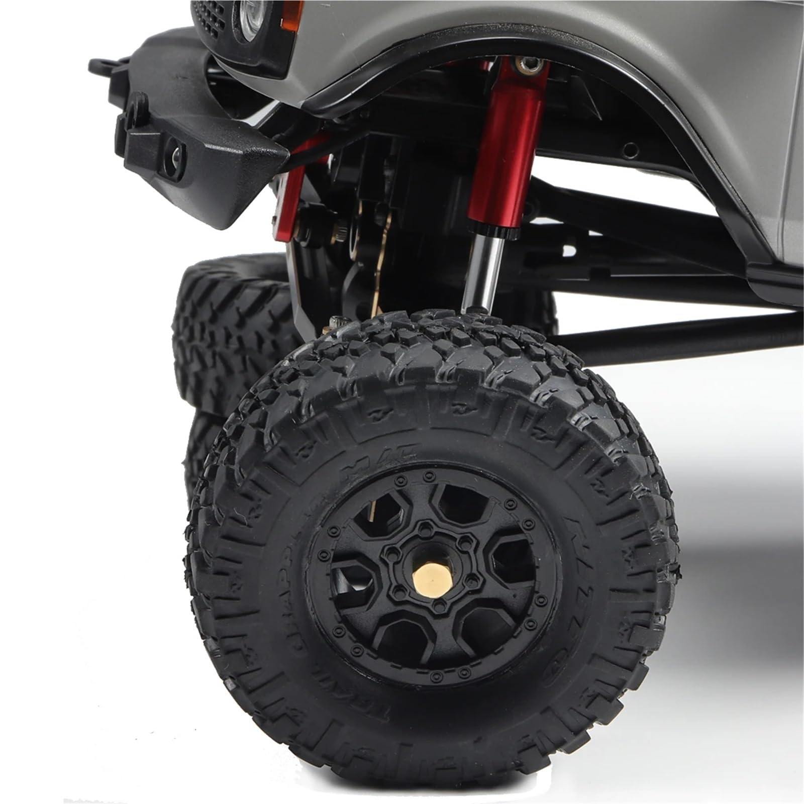 Per Gladiator Per Bronco Per SCX24 C10AX24 1/24 CNC In Ottone 7mm Con Noci Estensione Del Mozzo Esagonale 1.0 Pollici Cerchioni Aggiornamento RC Crawler Auto Ricambi Modellini RC