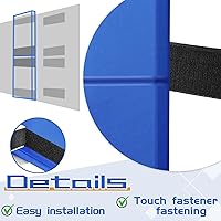 Vista 10 de Liliful Protector de pared para gimnasio, protector de pared, duradero, impermeable, para cancha de baloncesto, con cinta de doble cara