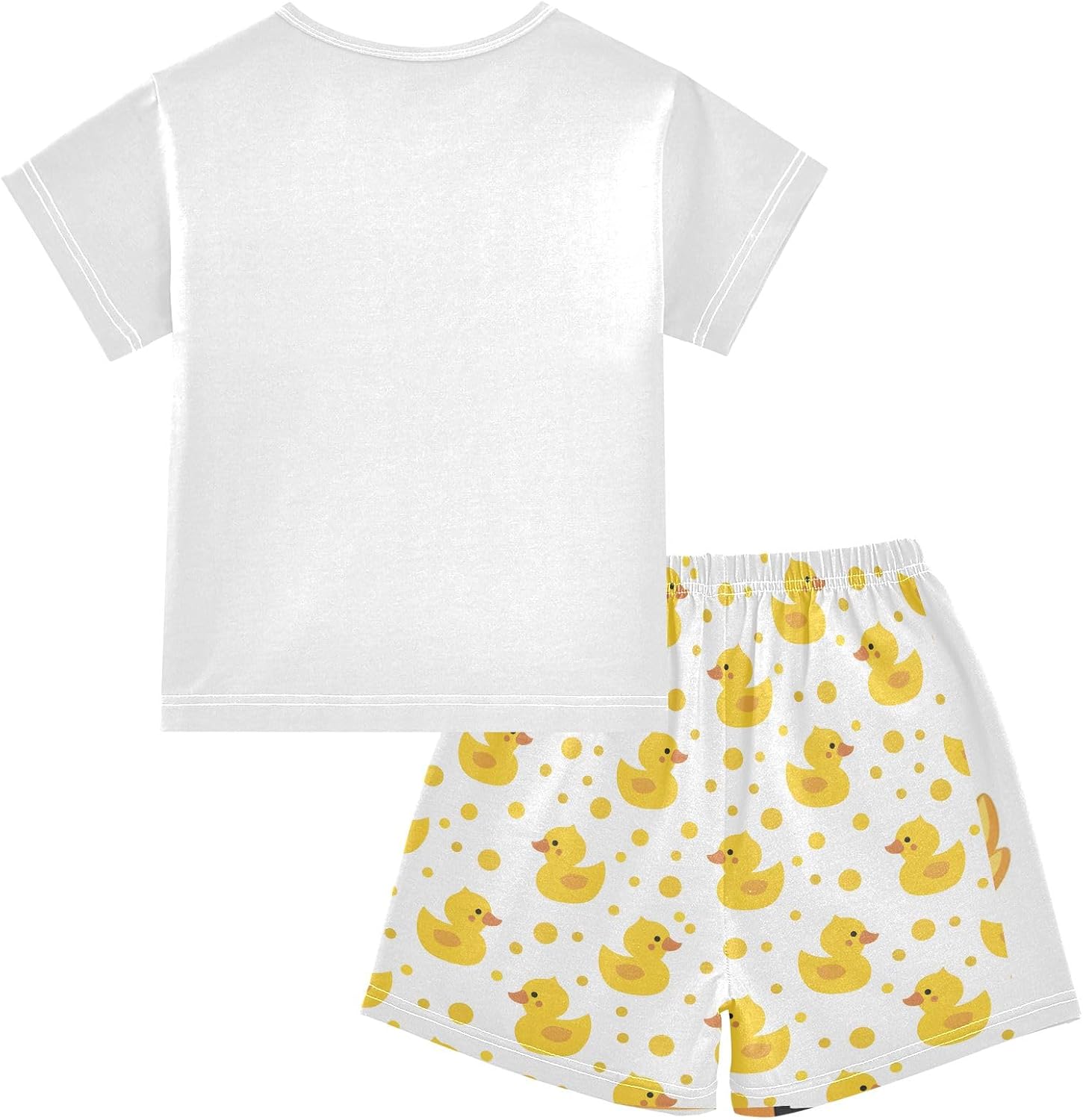 SUABO Capybara Mopping Kids Pjs Set Boys Girls Summer Short-Sleeve Sleepwear Pajamas 2PCS