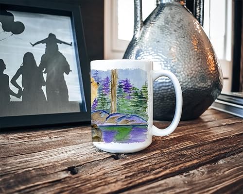 Miniatura 5 de Caroline's Treasures SS8003CM15 Chow Chow - Taza de café de cerámica apta para lavavajillas, apta para microondas, 15 onzas, multicolor