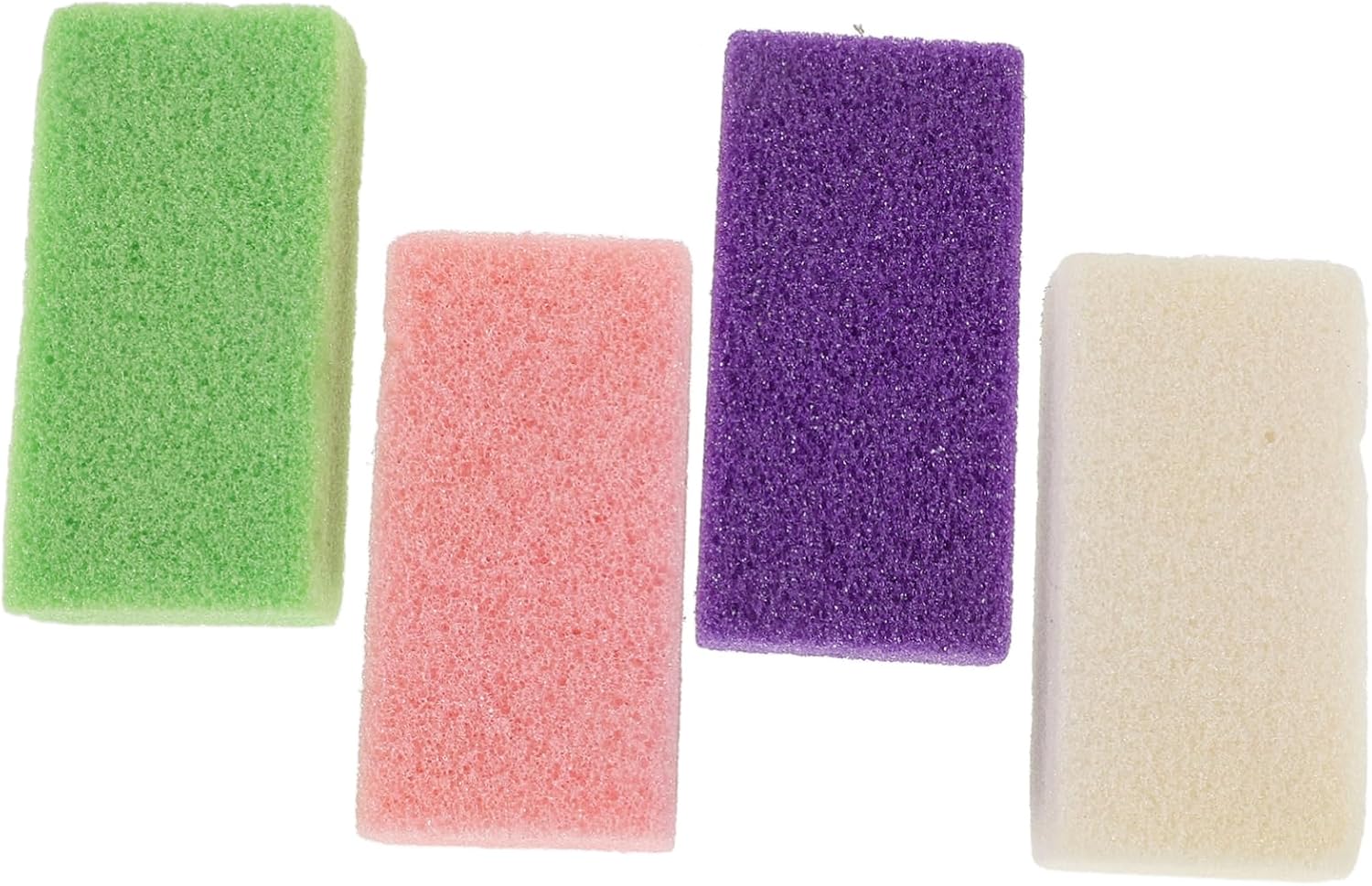 4PCS Pumice Stone Foot Care Scrapers Callus Remover for Dead Skin Exfoliating Pedicure Tools for Men and Women Suitable for Home Use Random Color