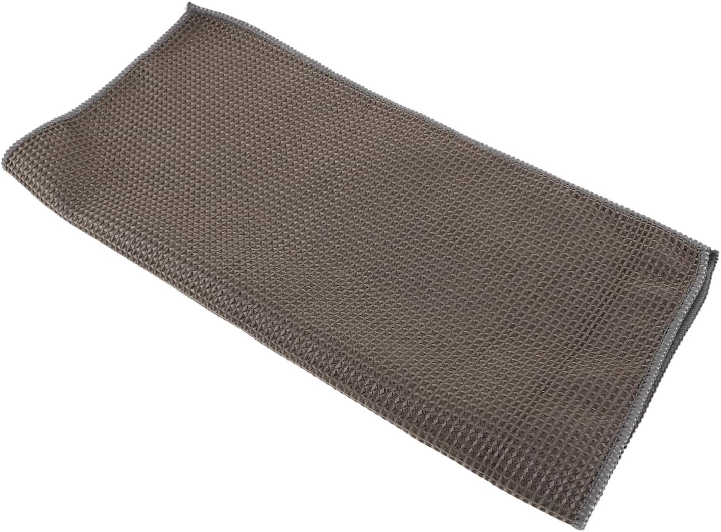 Microfiber Car Care Towels Multi-Function Absorbent Washcloths for Auto Detailing Interior and Exterior Drying Reusable Gray Waffle Pattern