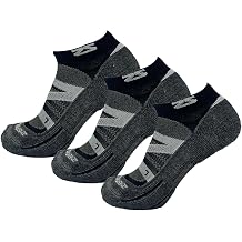 Zensah Wool Running Socks - Soft Cushioned Merino Wool, Moisture Wicking, Anti-Blister - Athletic Socks, Trail Socks X-Large Men's 13-16, Women's 14.5-Up, Cloud - 3 Pack
