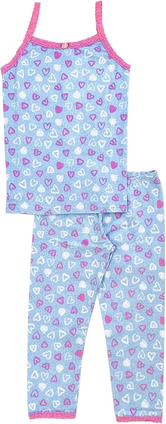 Esme Girls Sleepwear Camisole Leggings Pajama Set Size 3 4 5 6 7 8 10 12 14 16