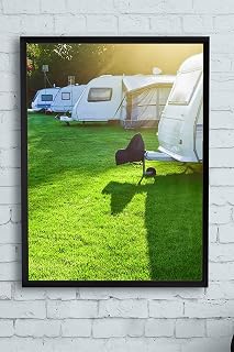 Postermanya (pster11512) Karavan Araba Çerçeveli Tablo (30 X 40cm)