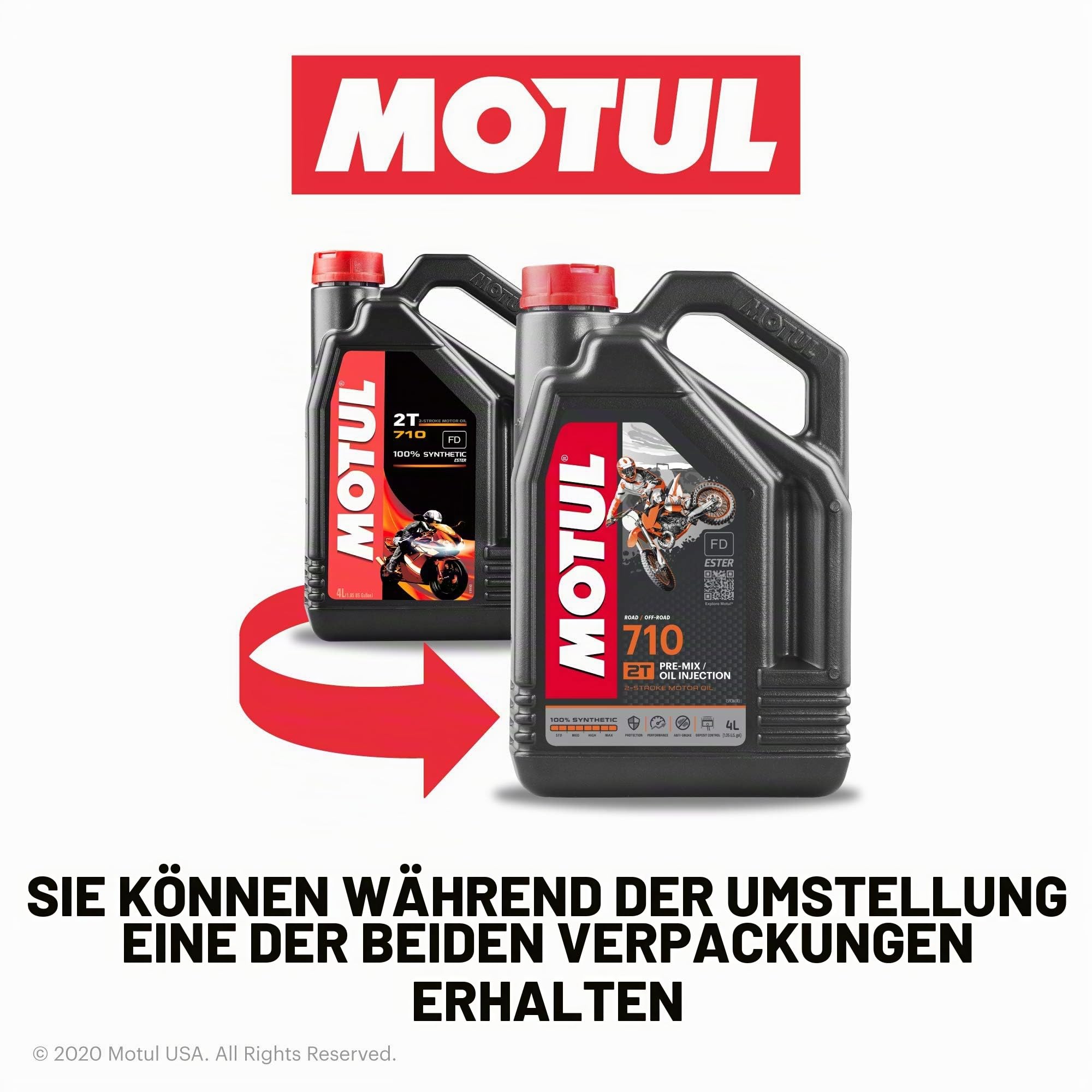 Motul 104035 710 2T, 4 L