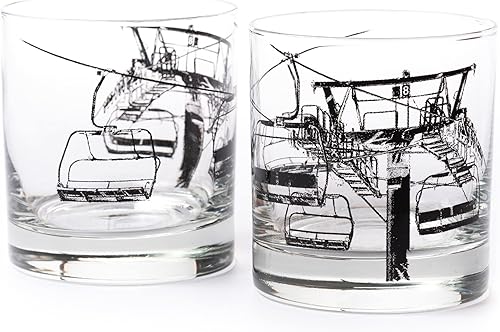 Vista 26 de Black Lantern Single Whiskey Glass - Forest Landscape- 11oz. Low Baller Tumbler Solid Base - Bourbon Glass - Cocktail & Everyday Use Drinking