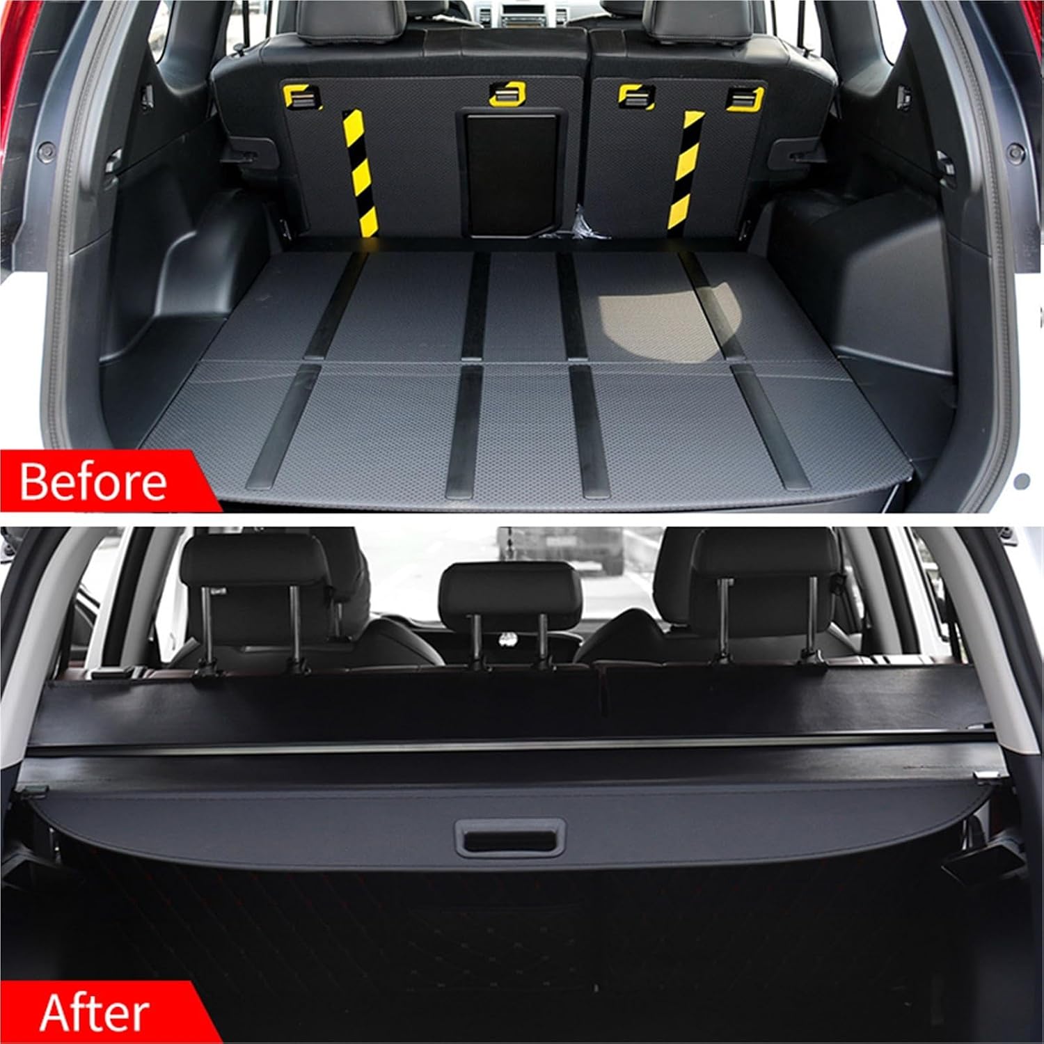 for Nissan X-Trail Rogue T31 2008-2013 Retractable Trunk Cargo Cover Parcel Rack Waterproof Shield Privacy Auto Accessories | Canvas