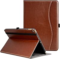 Vista 1 de ZtotopCases for iPad 6th/5th Generation 9.7 Inch 2018/2017 iPad Air 2 & 1 Case, Premium PU Leather Business Folding Cover with Auto Wake/Sleep, Brown