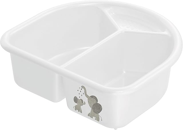 Rotho Babydesign 20006 0001 CG Top And Tail Bowl, Modern Elephant
