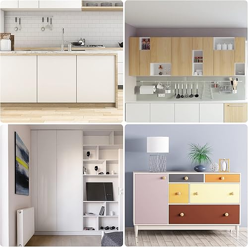 Miniatura 7 de Cierre magnético para puerta, paquete de 4 cierres magnéticos para gabinete, imanes de neodimio para puerta de gabinete, metal pistola