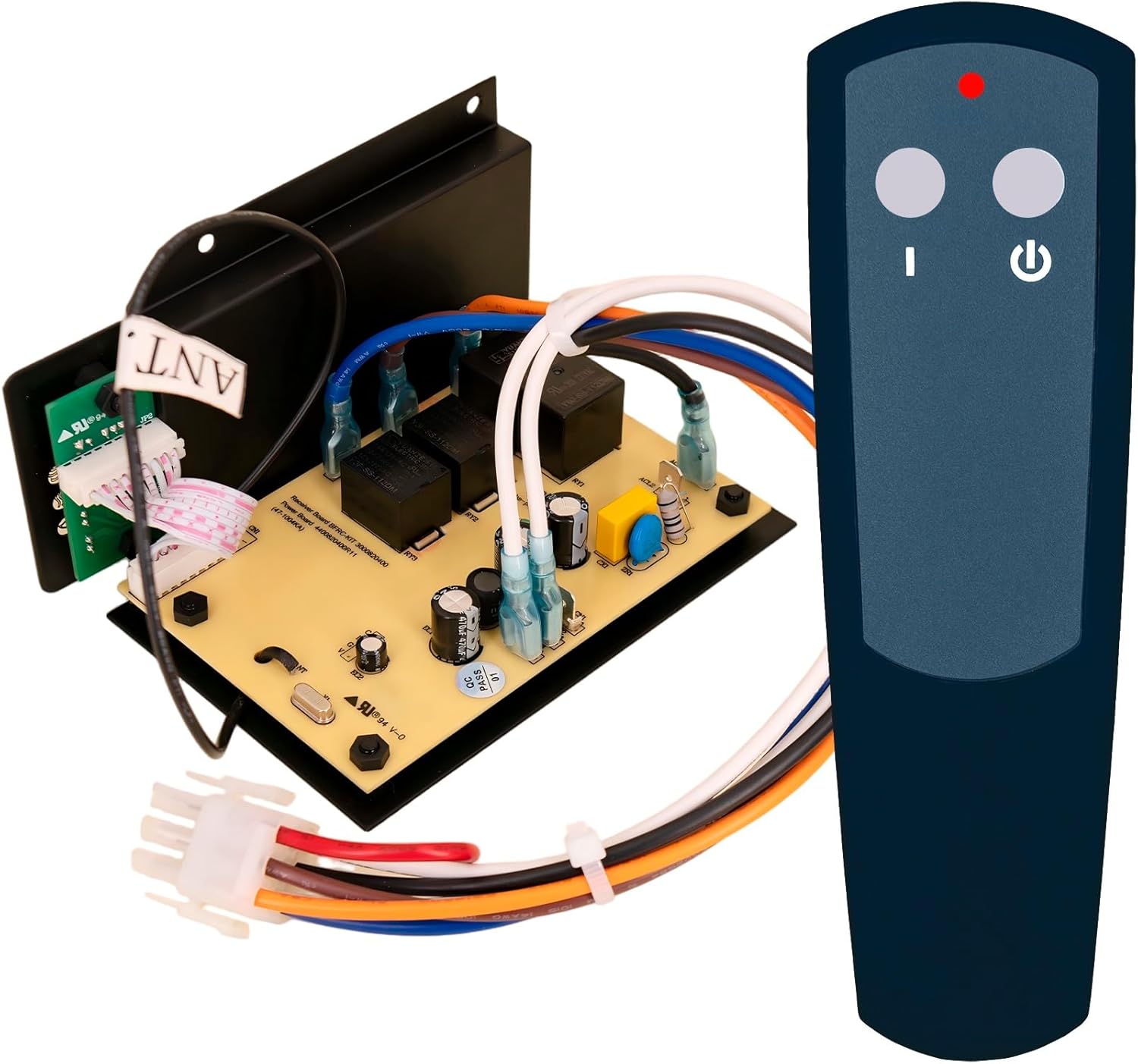 Replacment 3-Stage Remote Control Kit for Dimplex Electric Fireplace BF Series Fireboxes BFRC-KIT (BF33ST,BF33DX,BF39ST,BF39DX,BF45ST,BF45DX)