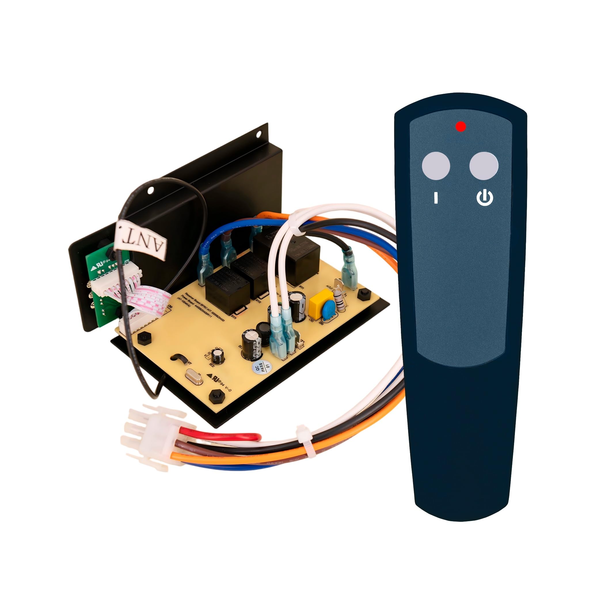 Photo 1 of **UNTESTED**
BFRC-KIT, Replacment 3-Stage Remote Control Kit for Dimplex Electric Fireplace BF Series Fireboxes BF33STP,BF33DXP,BF39STP,BF39DXP,BF45DXP,6901811400,6901811500,6901811600,6901811700,6901811900