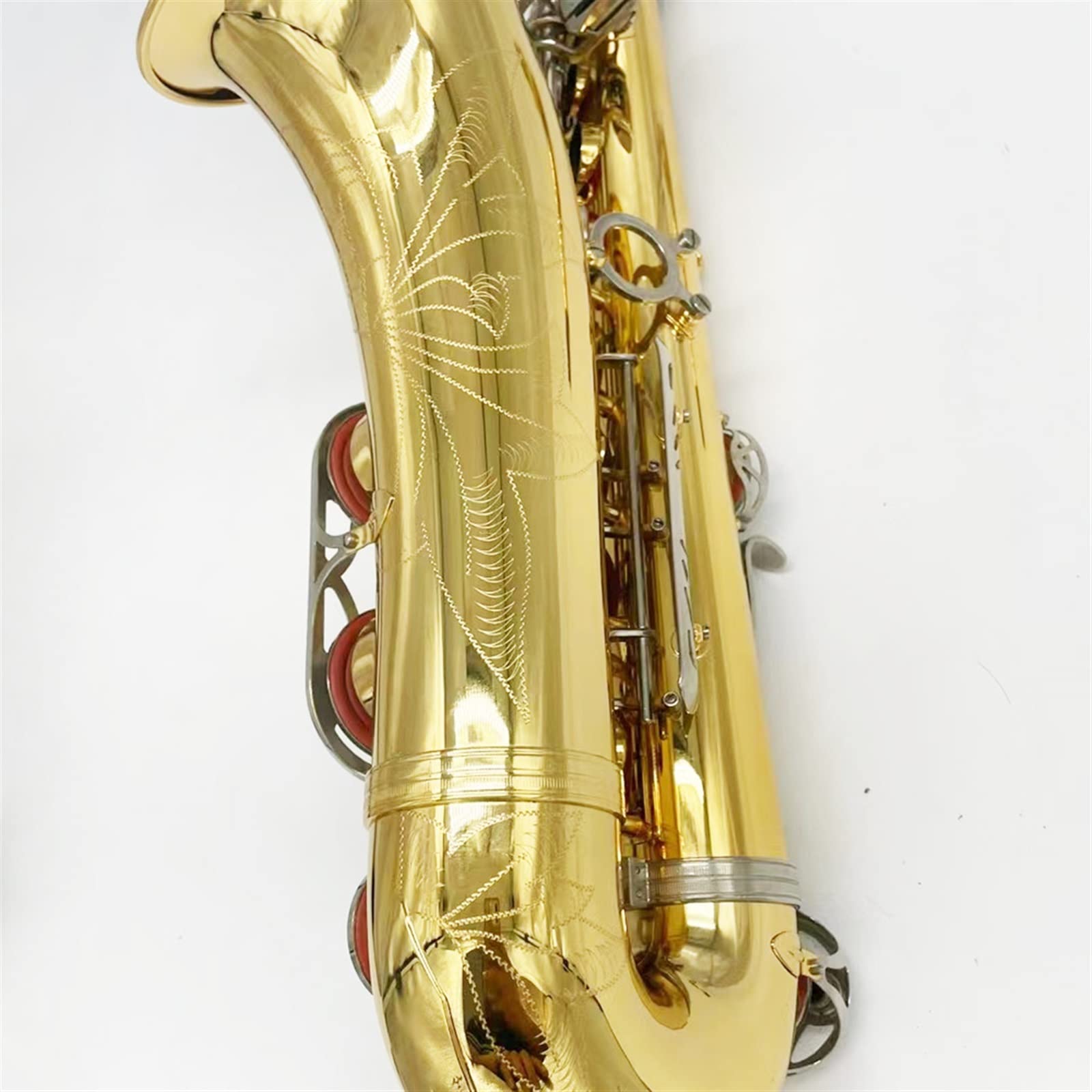 Sax Studente Sassofono Tenore Professionale Sassofono Tenore B-Tuned Placcato Oro Placcato Argento Strumento Sax Tenore