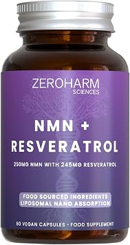 Liposomal NMN & Resveratrol - Boost NAD+, Cellular Energy, Healthy Ageing