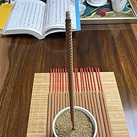 Vista 3 de Varilla de incienso grande de salvia de 4 horas, incienso para exteriores, 21 unidades, 10.93 oz