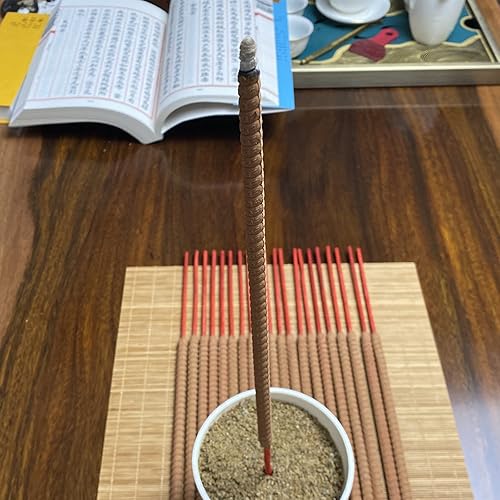 Miniatura 3 de Varilla de incienso grande de salvia de 4 horas, incienso para exteriores, 21 unidades, 10.93 oz