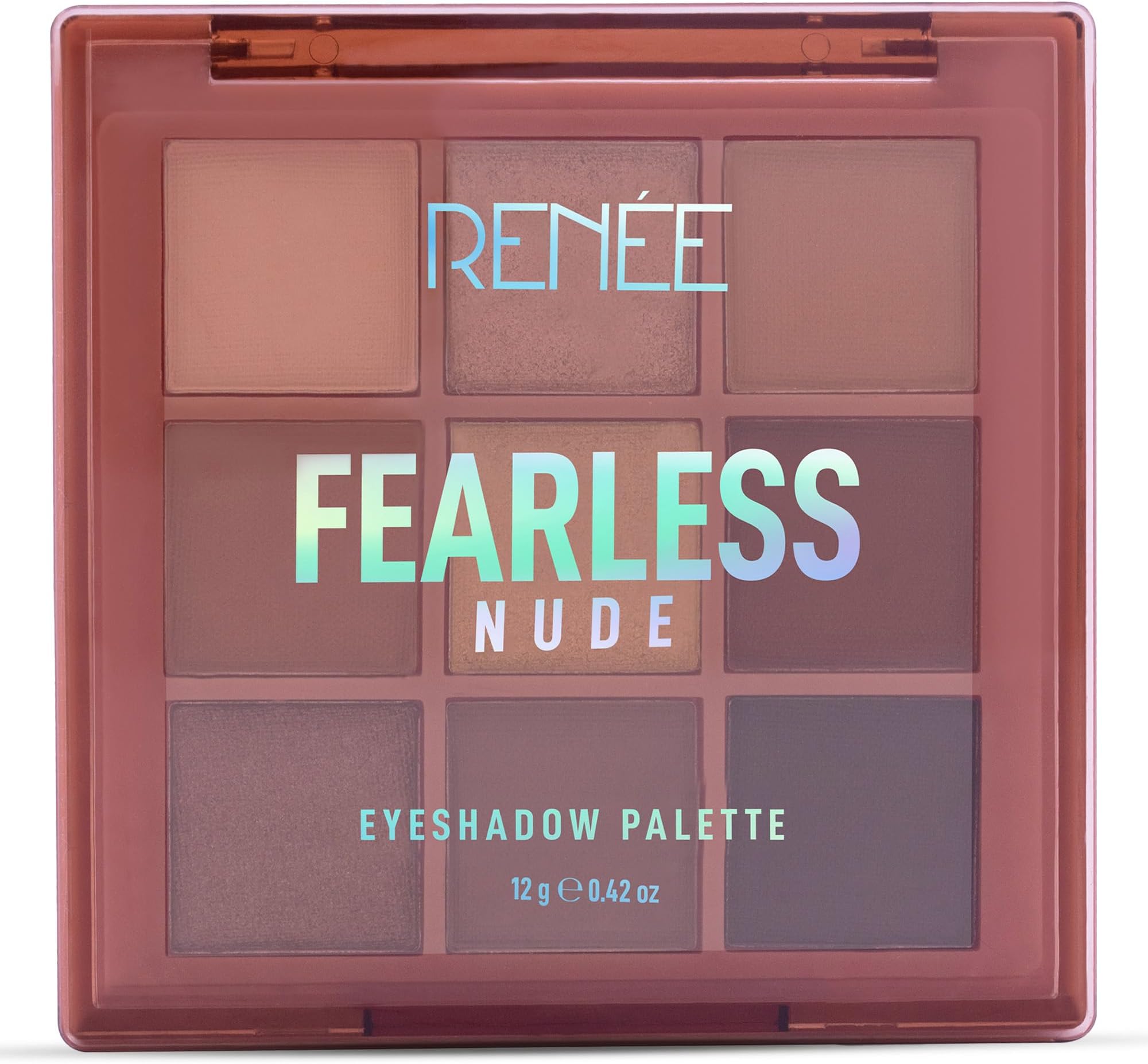 Fearless Eyeshadow Palette Nude 12Gm, Vibrant Shades, Travel Friendly, Long Lasting, Non Creasing, Look With Effortlessly Transition From An Office To Glamorous Smoky Eye, Shimmery
