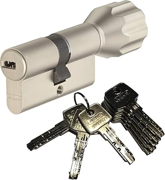 ABUS EC550 Profile Knob Cylinder Length 35/35 mm with 8 Keys
