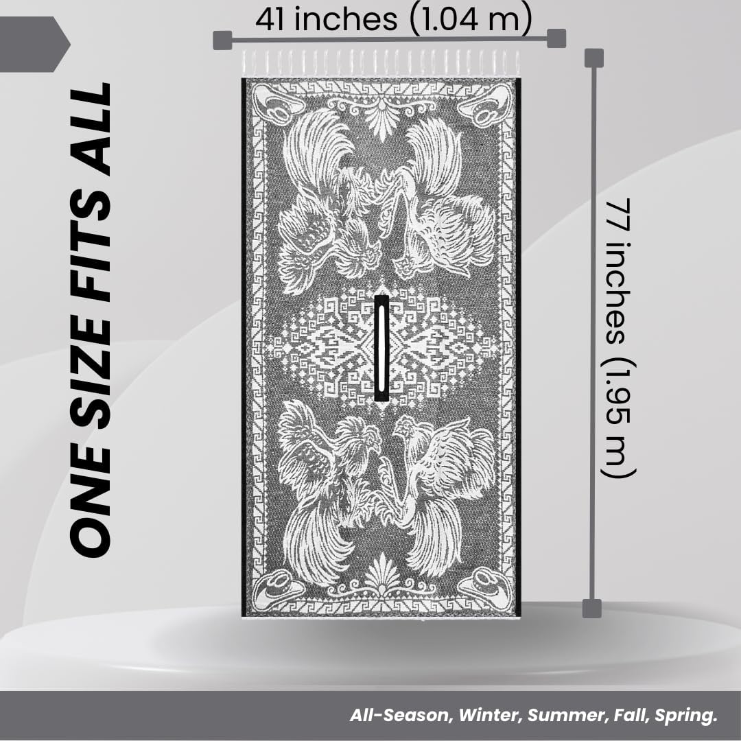 Artisans Bazaar Mexican Poncho Sarape Aztec Men Hombre Mexico Gabanes Mexicanos Western Cowboy Costume Adulto Jorongos - Image 6