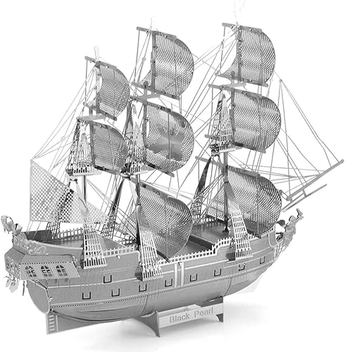 Miniatura 4 de Fascinations Kit de modelo de metal 3D Black Pearl serie Premium de Metal Earth
