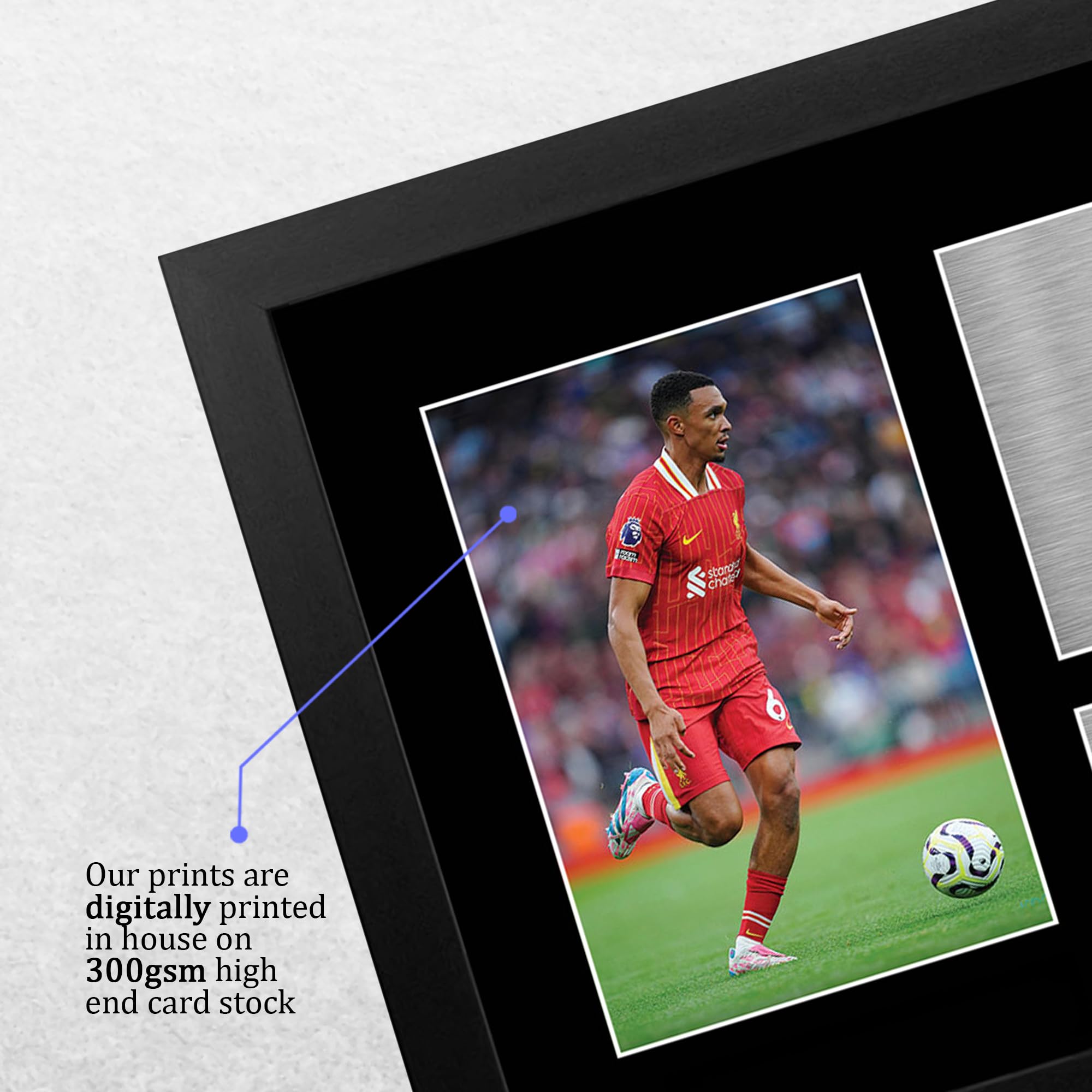 HWC Trading Foto Con Autografo Stampato Di Trent Alexander-Arnold – Formato A3 Incorniciato, Liverpool FC, Regalo Per Appassionati Di Calcio