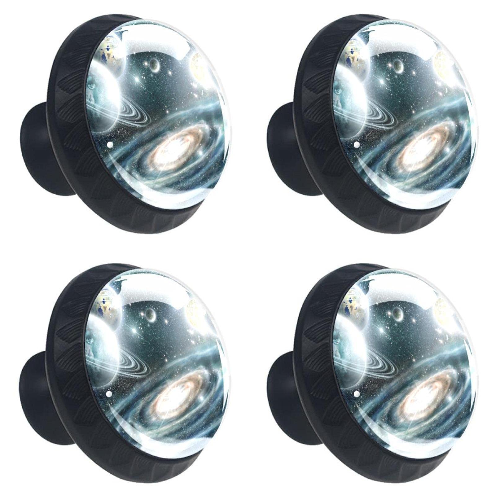 Boutons de placard à vis fournis pour remplacer poignée cassée motif planète 30mm