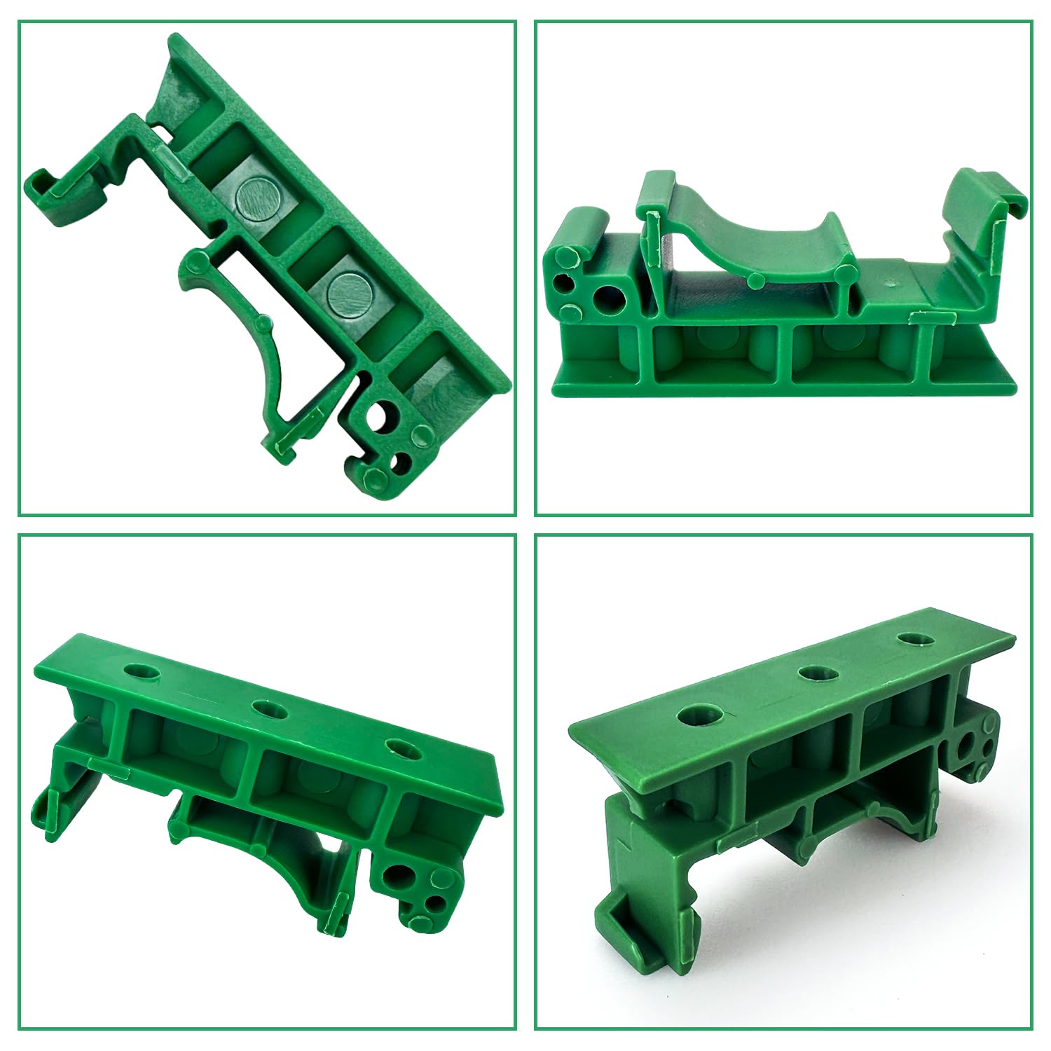 Create Idea Relaishalter - DIN-Schienen Montage Für 34mm Relais & Leiterplatten, 4 Paare