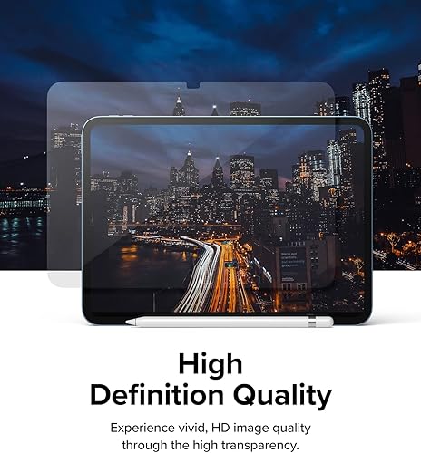 Miniatura 4 de Ringke Vidrio [Cobertura inastillable] Compatible con protector de pantalla para iPad de 11ª generación (A16, 2025) y iPad de 10ª generación (2022),