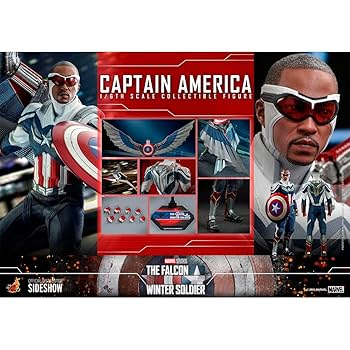 ホットトイズ TMS040 ファルコン＆ウィンター・ソルジャー キャプテン Amazon.co.jp: テレビ・マスターピース ファルコン&ウィンター