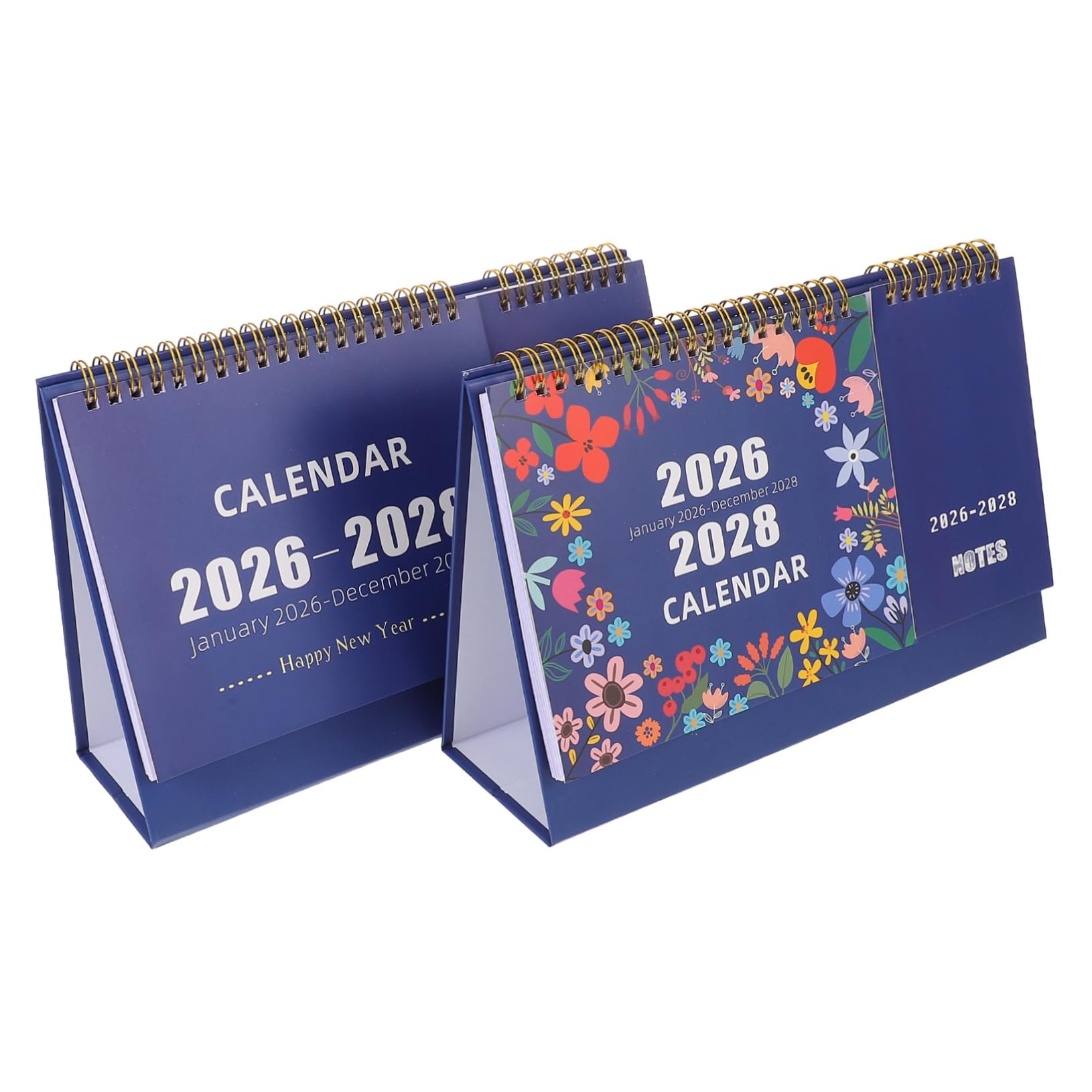 NUOBESTY 2 Piezas Calendario de Escritorio Planificador Diario y Mensual para Oficina Estudio Diseño Elegante y Versátil