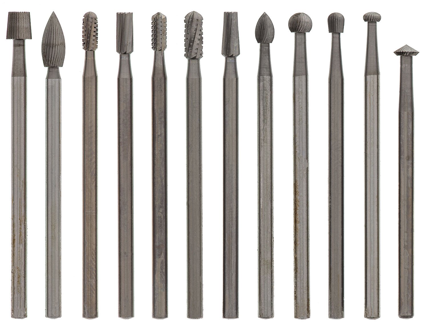 Wax/wood Cvr Bur Set-12pc Medium - BUR-935.00