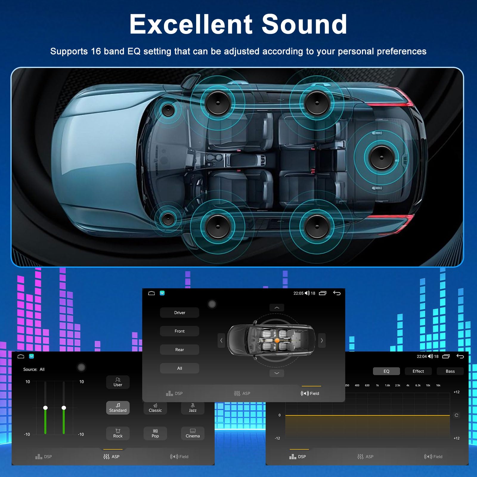 2+64G Android 13 Autoradio für VW Tiguan 2009-2017 mit kabellosem Carplay Android Auto, 7 Zoll Touchscreen Auto Stereo Display Player Radio GPS Navigation Head Unit mit FM RDS Bluetooth Rückfahrkamera