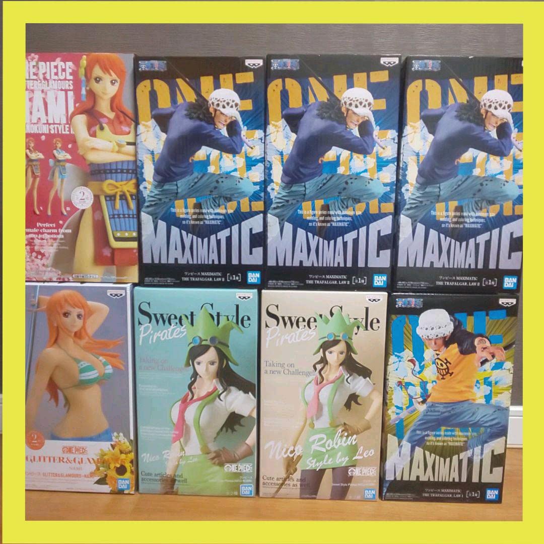 Amazon.co.jp: ワンピース ロー ナミ ロビン フィギュア まとめ売り