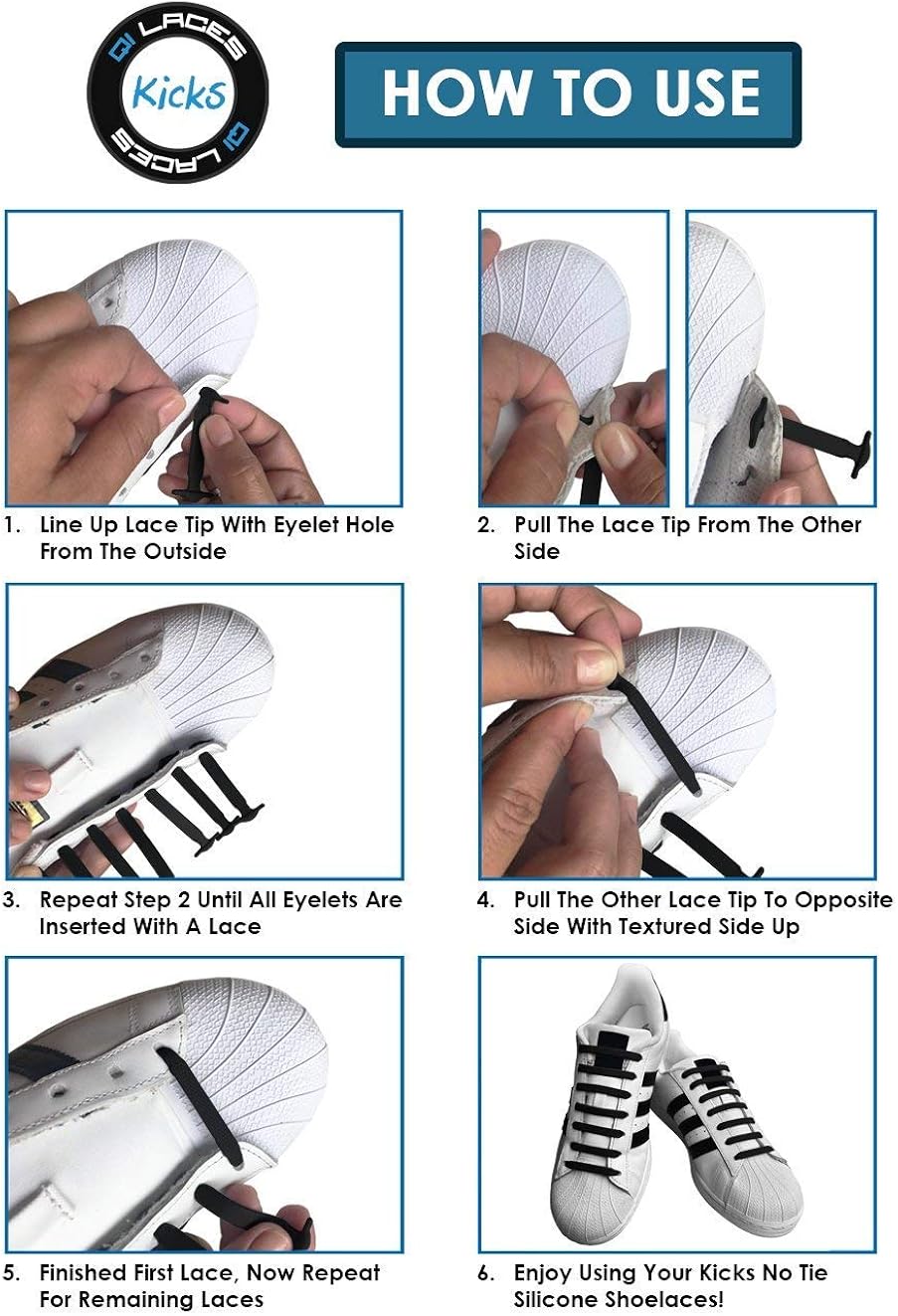 Qi Laces Kicks Adults Pink : Clothing, Shoes & Jewelry