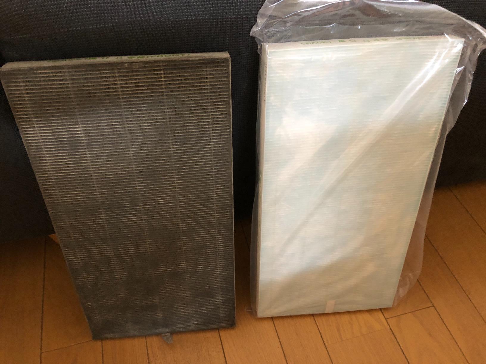 凄まじく汚れてたフィルターを交換