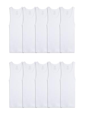Fruit of The Loom Boys Eversoft Cotton Undershirts T Shirts Tank Tops