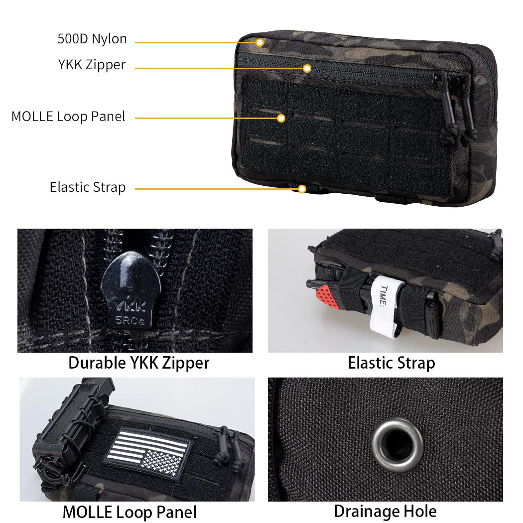 Borsa Tattica Multiuso Molle Per Esterni FAST Double 9MM 5.556 - Foto 3