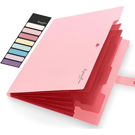 Sooez Expanding File Folder: A Pretty in Pink Organization Solution