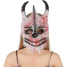 Halloween Mask Realistic Horror Evil Skull Scary Demon Mask Creepy Masquerade Party Halloween Cosplay Props