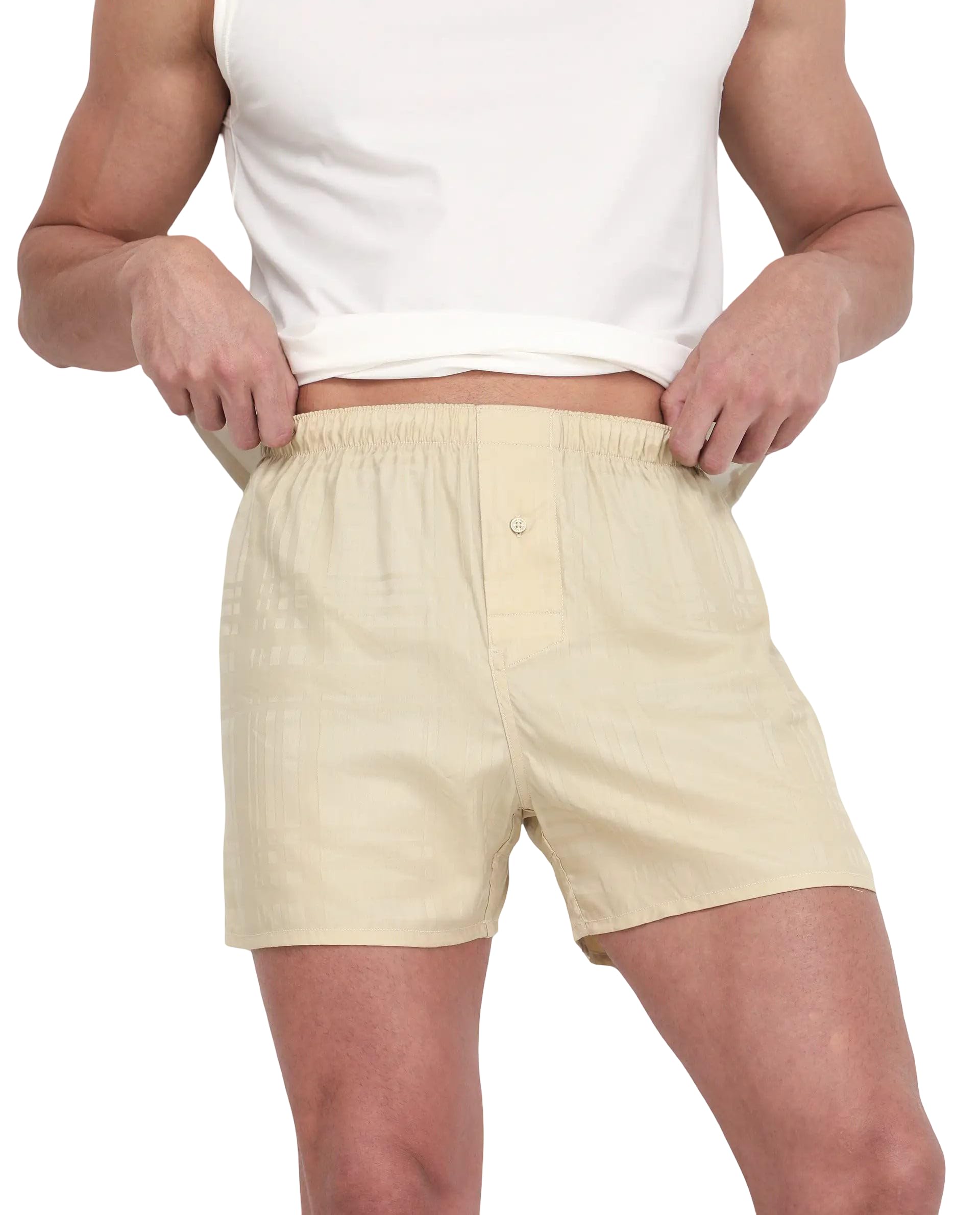 Regular fit Checked Boxer-image-38