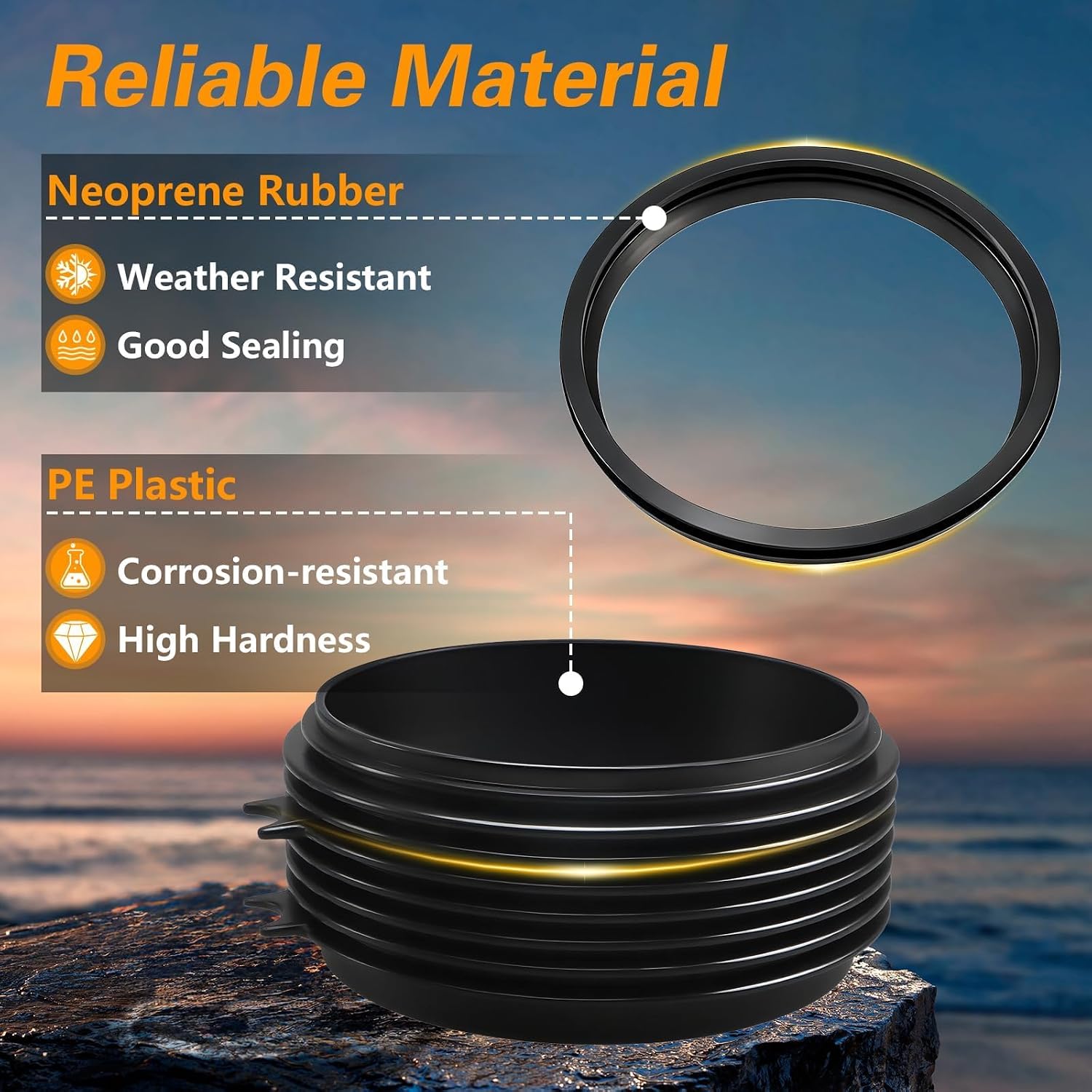 Motorboat Jet Pump Wear Ring & Impeller Jet Pump Seal Compatible with Seadoo SPARK 2UP 3UP TRIXX 2UP 3UP Replace#: 267000813 293200134