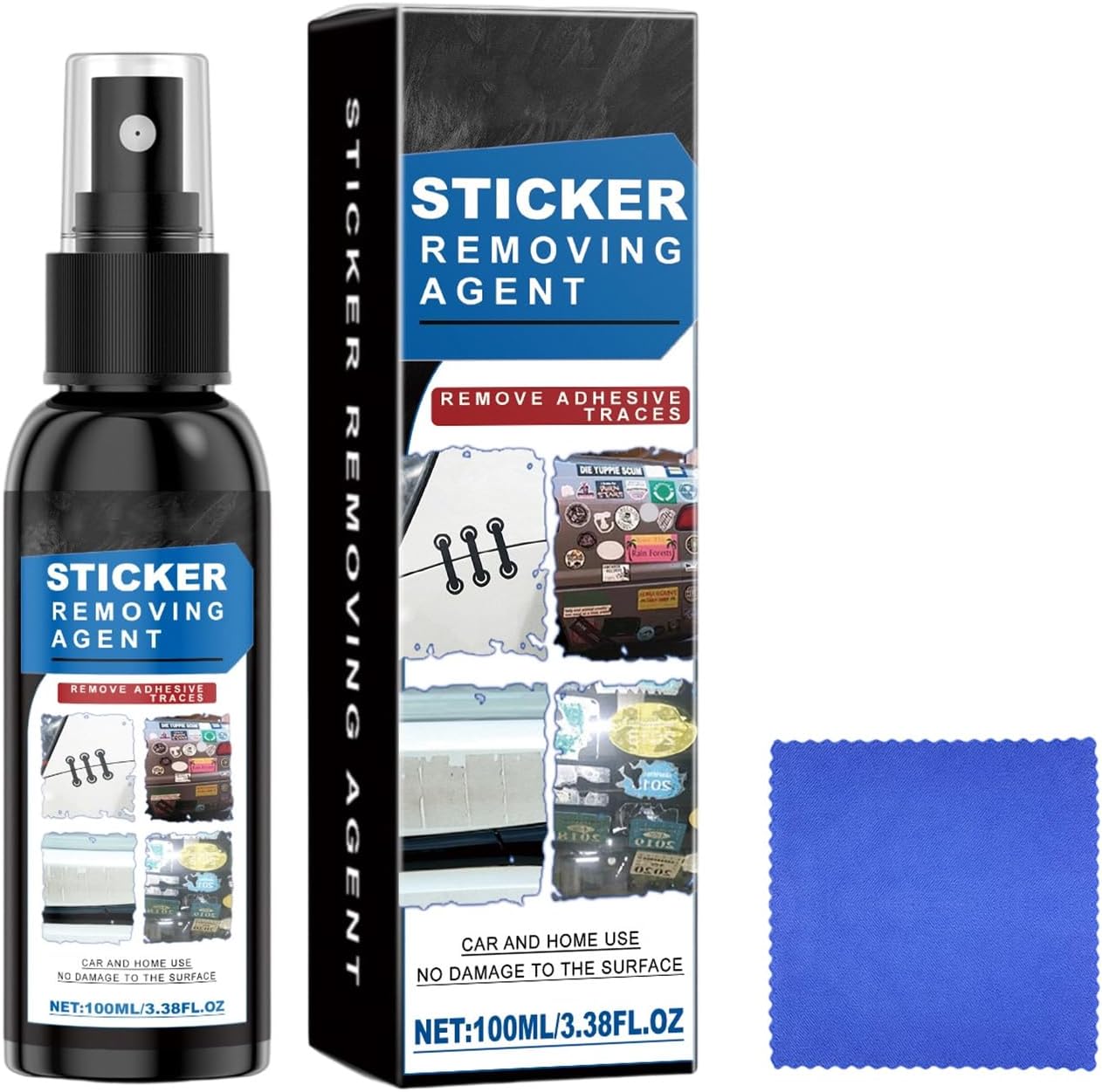 100ml Sticky Residues Remover Car Window Film Adhesive Remover Sticker Sprayer Glues Agent Car Adhesive Tool