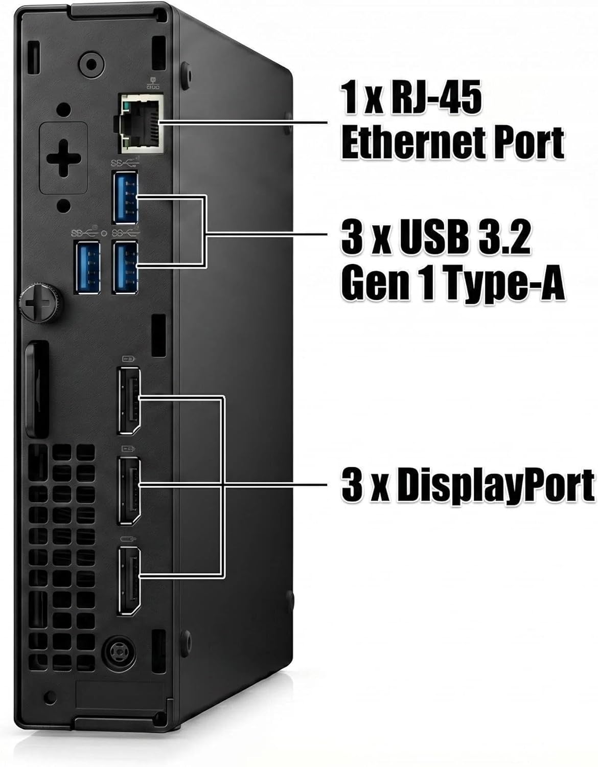 Dell OptiPlex 7020 MFF Mini PC Micro Form Factor Business Desktop Computer, Intel 14th Gen Core i5-14500, 16GB DDR5 RAM, 512GB PCIe SSD, WiFi-6E, 3 DisplayPort, Windows 11 Pro