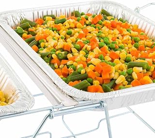 Restaurantware Met Lux 12.5 Inch Steam Table Adapter Bar 1 Straight Steam Table Divider Bar - Sturdy Fits All Types Of Pans Stainless Steel Salad Bar Divider For Hotels Buffets or Parties
